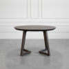 Harley Smoked Oak Dining Table Front