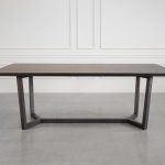 Hector Smoked Oak Dining Table - Front