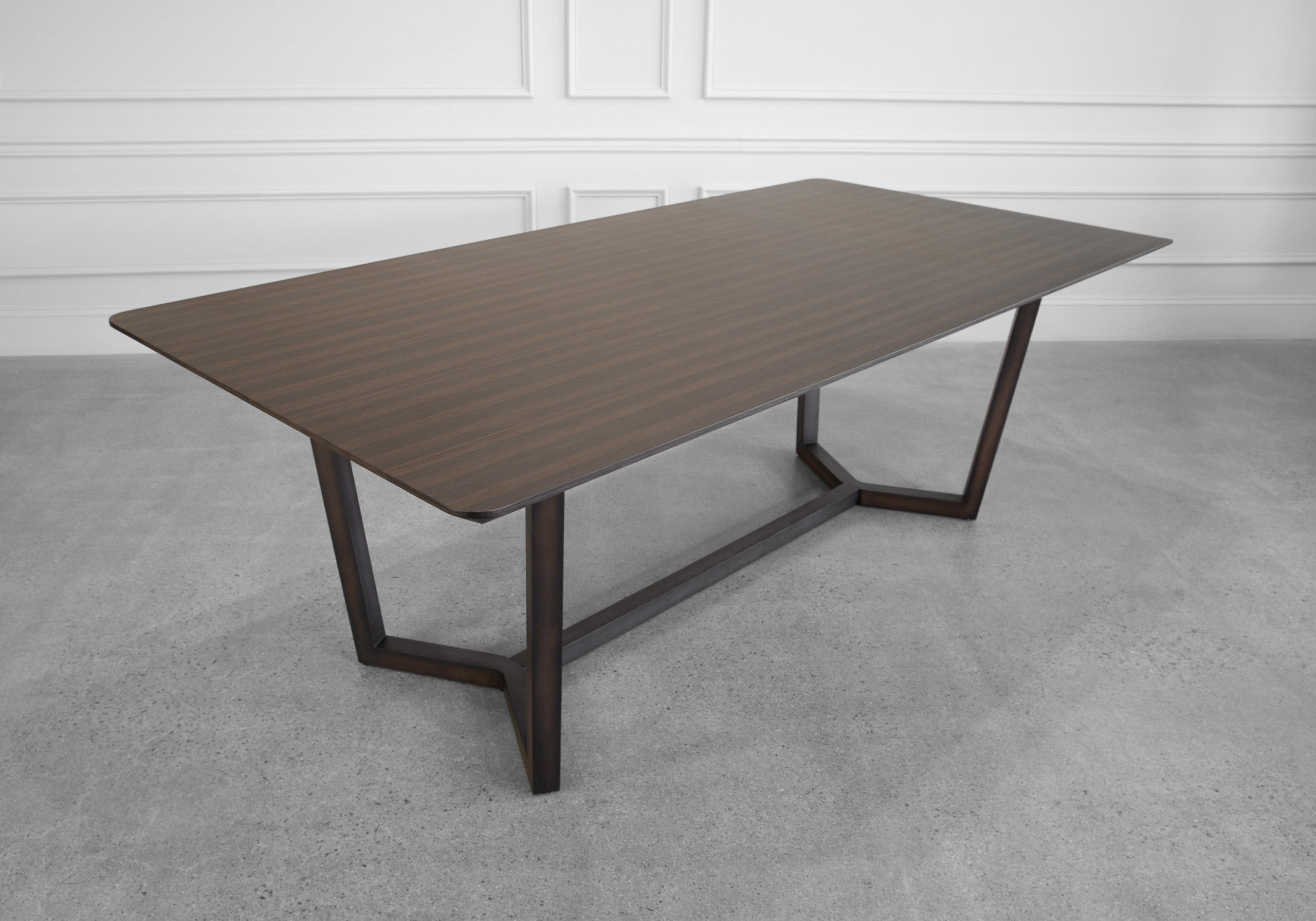 Hector Smoked Oak Dining Table Hector Smoked Oak Dining Table