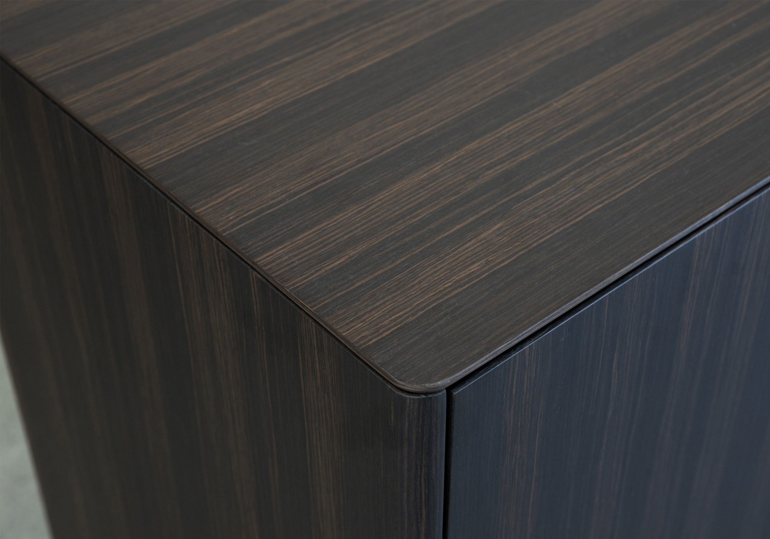 Lance Buffet Smoked Oak Detail