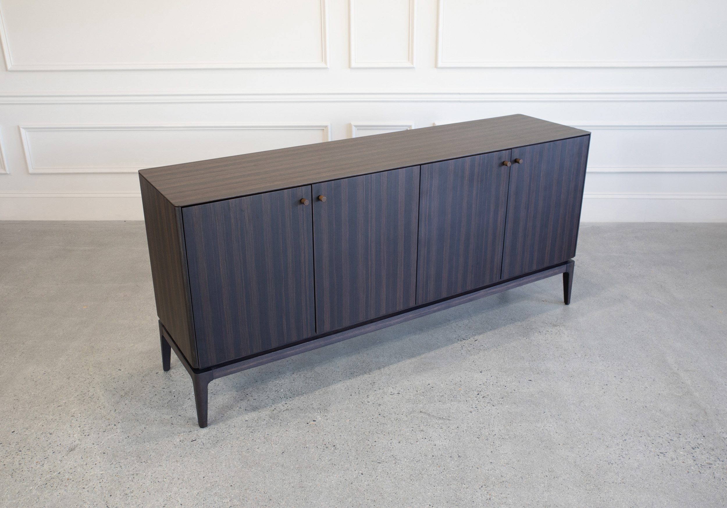 Lance Buffet Smoked Oak Top Angle