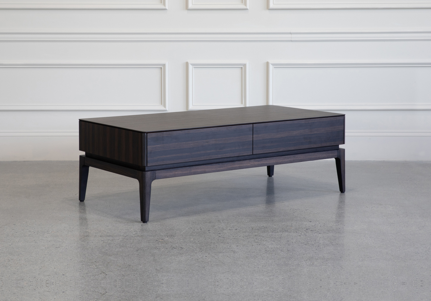 Lance Coffee Table Smoked Oak Angle