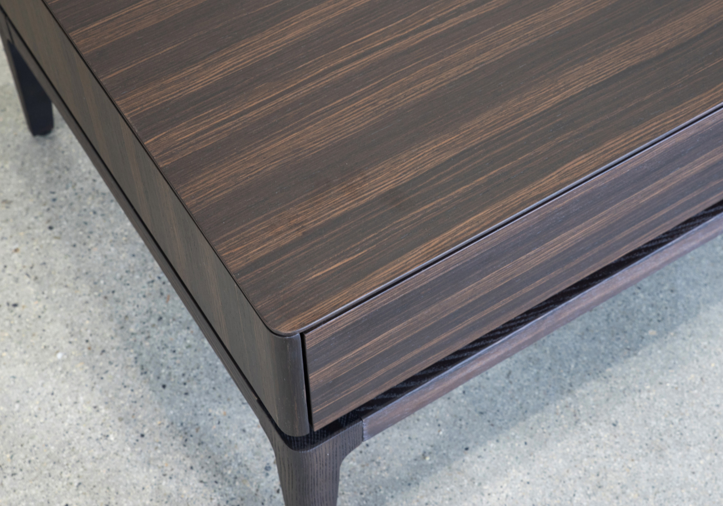 Lance Coffee Table Smoked Oak Detail