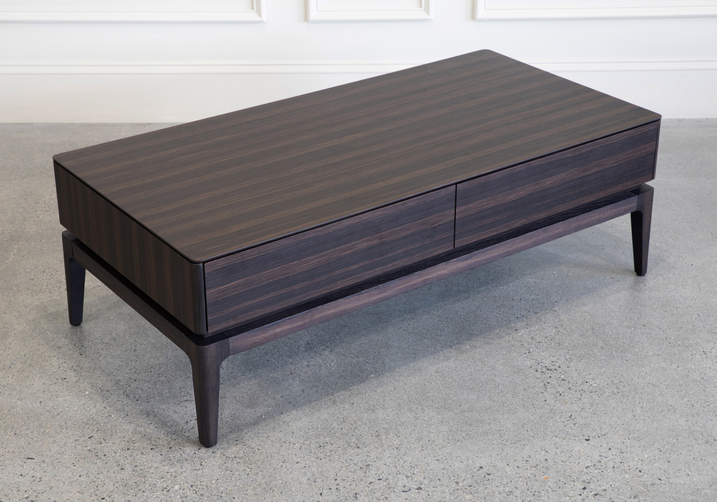 Lance Coffee Table Smoked Oak Top Angle