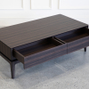 Lance Coffee Table Smoked Oak Top Angle Open
