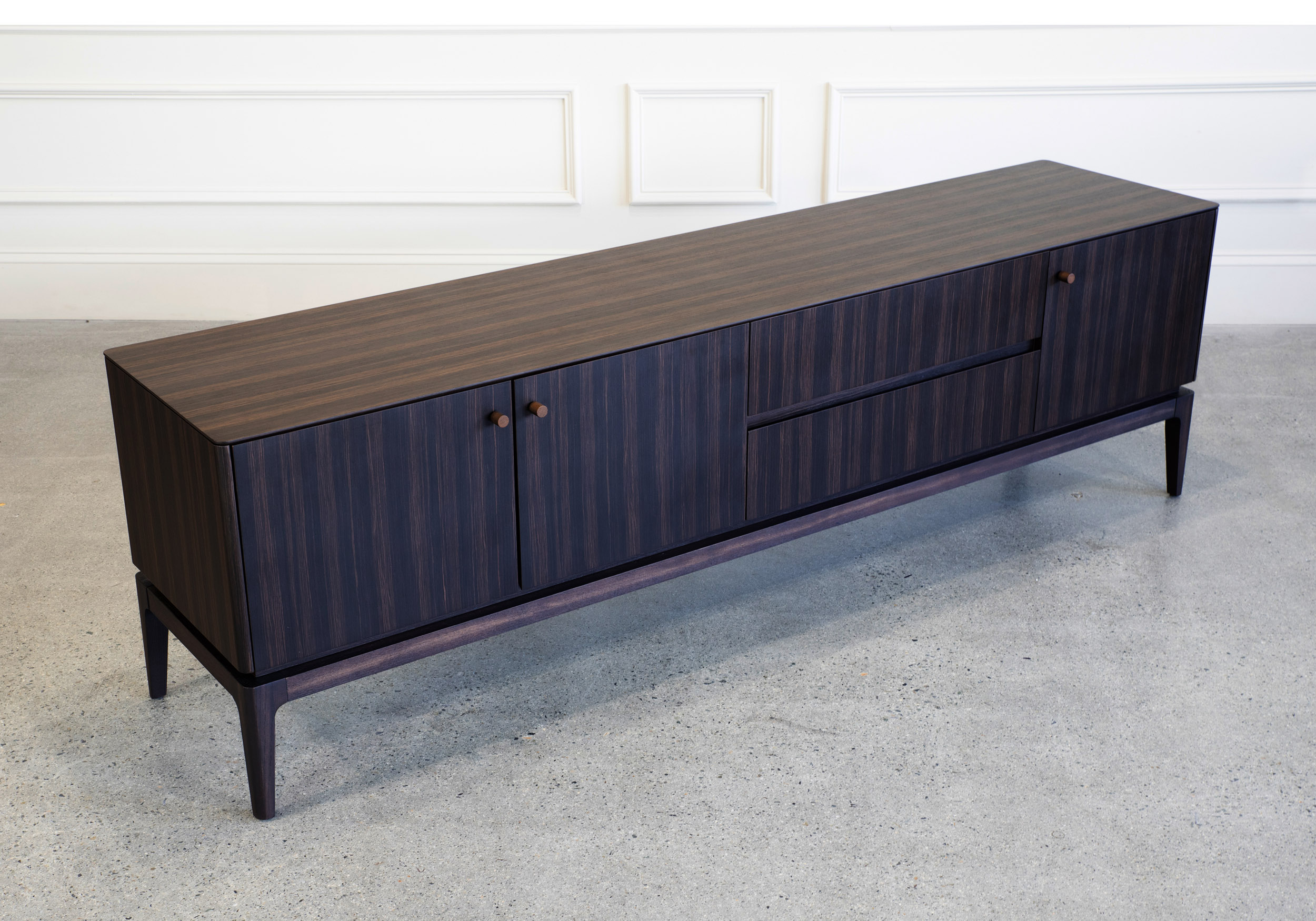 Lance TV Stand Wenge Top Angle Lance TV Stand Wenge Top Angle