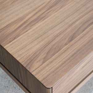 Lance Walnut Coffee Table - Close Up Lance Walnut Coffee Table - Close Up