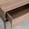 Lance Walnut Coffee Table - Drawer