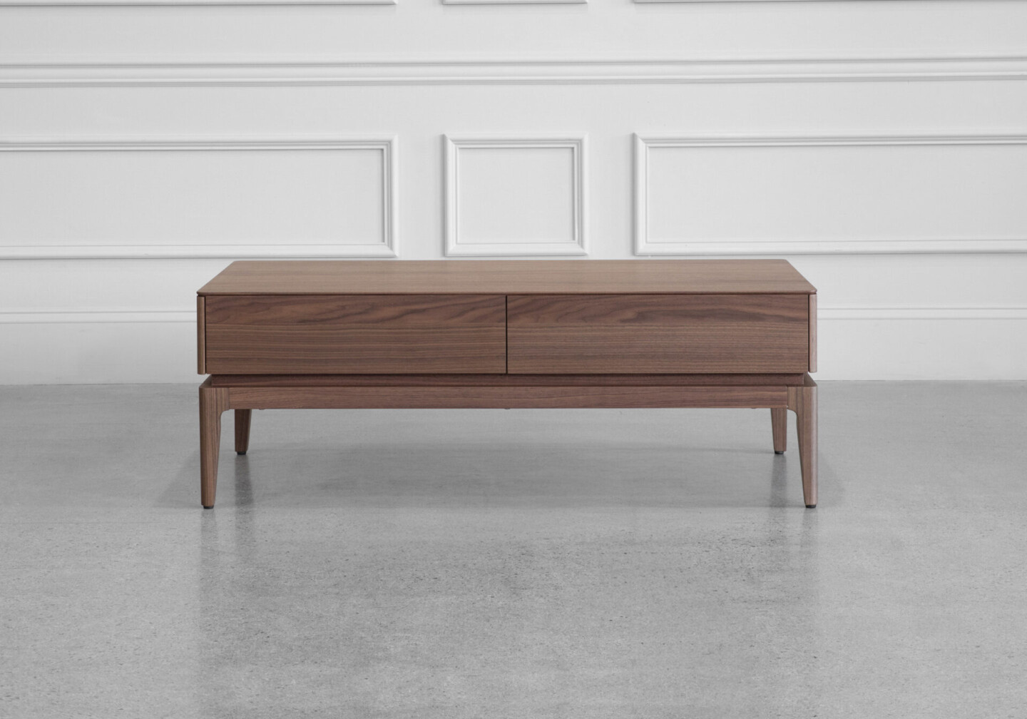 Lance Walnut Coffee Table - Front