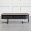 Spokane Smoked Oak Coffee Table - Front