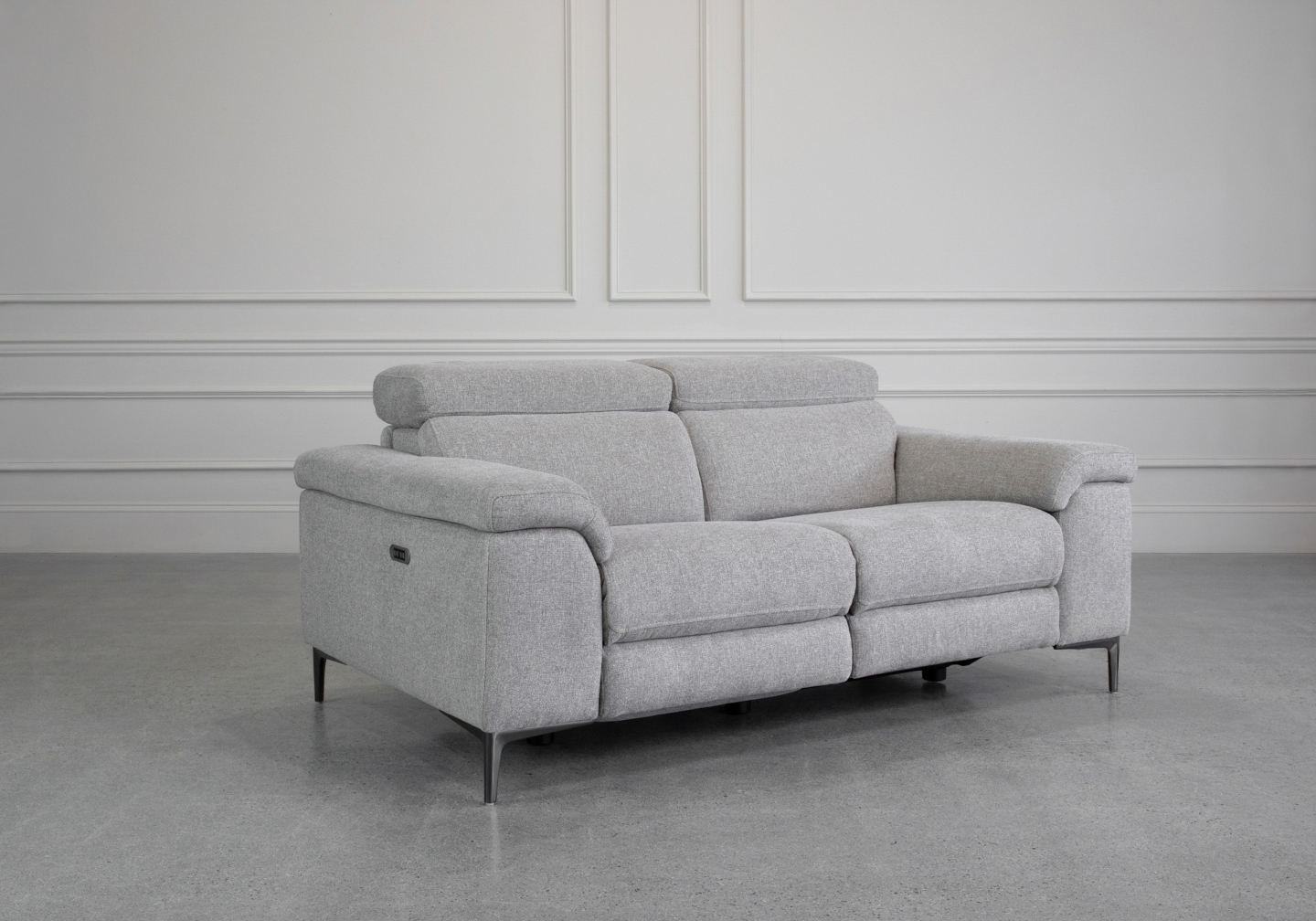 Stockholm Cloud G801 Fabric Loveseat - Angle