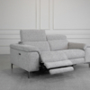 Stockholm Cloud G801 Fabric Loveseat - Angle Recline