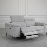 Stockholm Cloud G801 Fabric Loveseat - Angle Recline