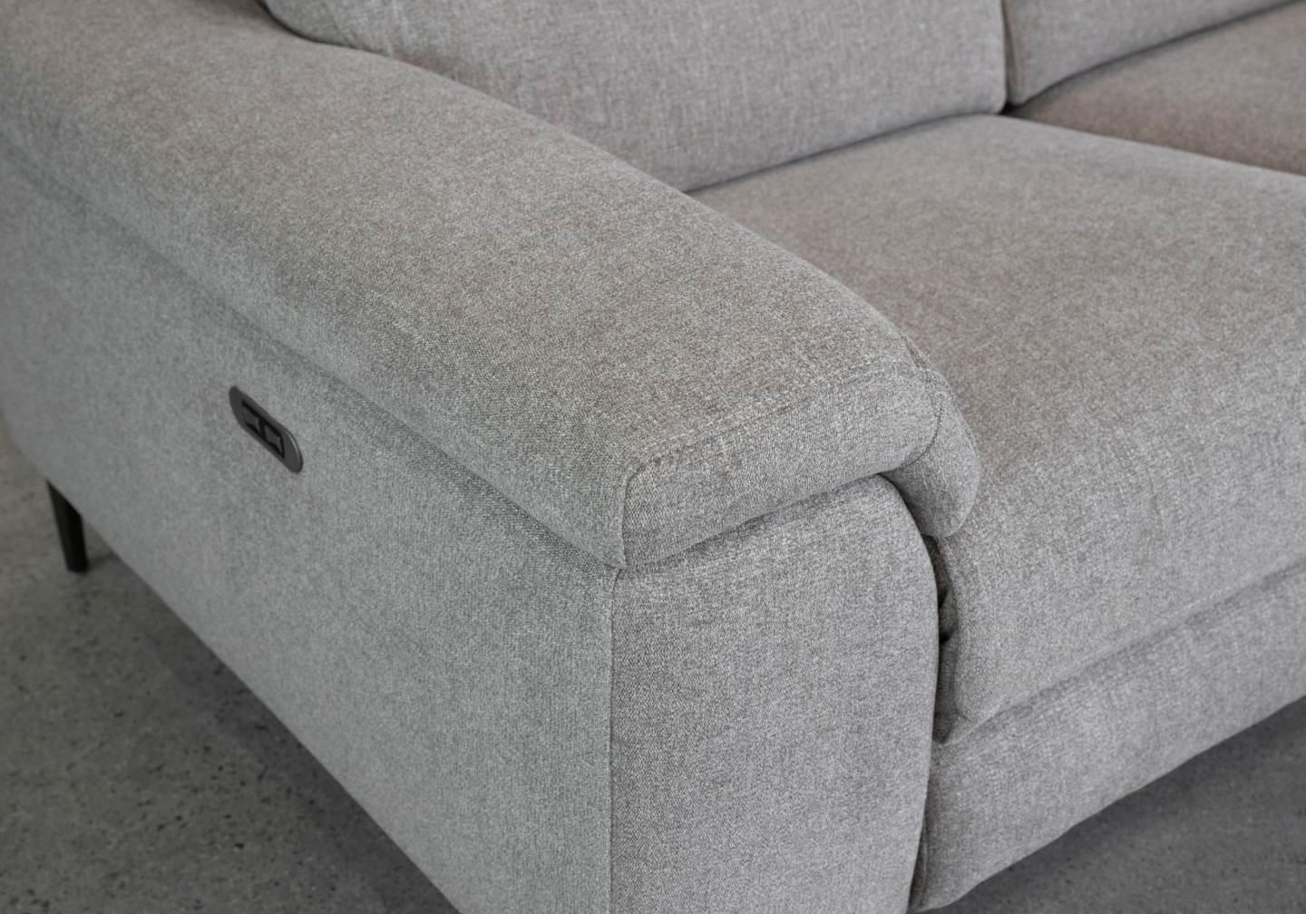 Stockholm Cloud G801 Fabric Loveseat - Close Up