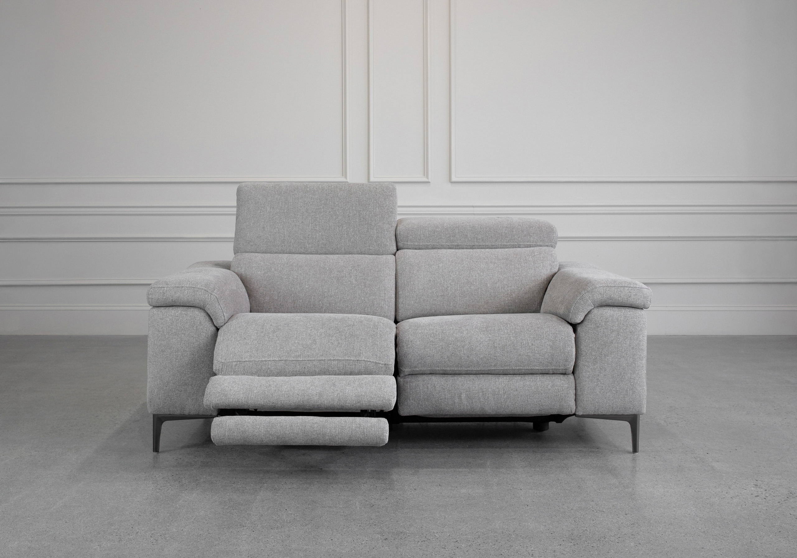 Stockholm Cloud G801 Fabric Loveseat - Front Recline