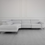 Stockholm 2-Piece Fabric Sectional Sofa