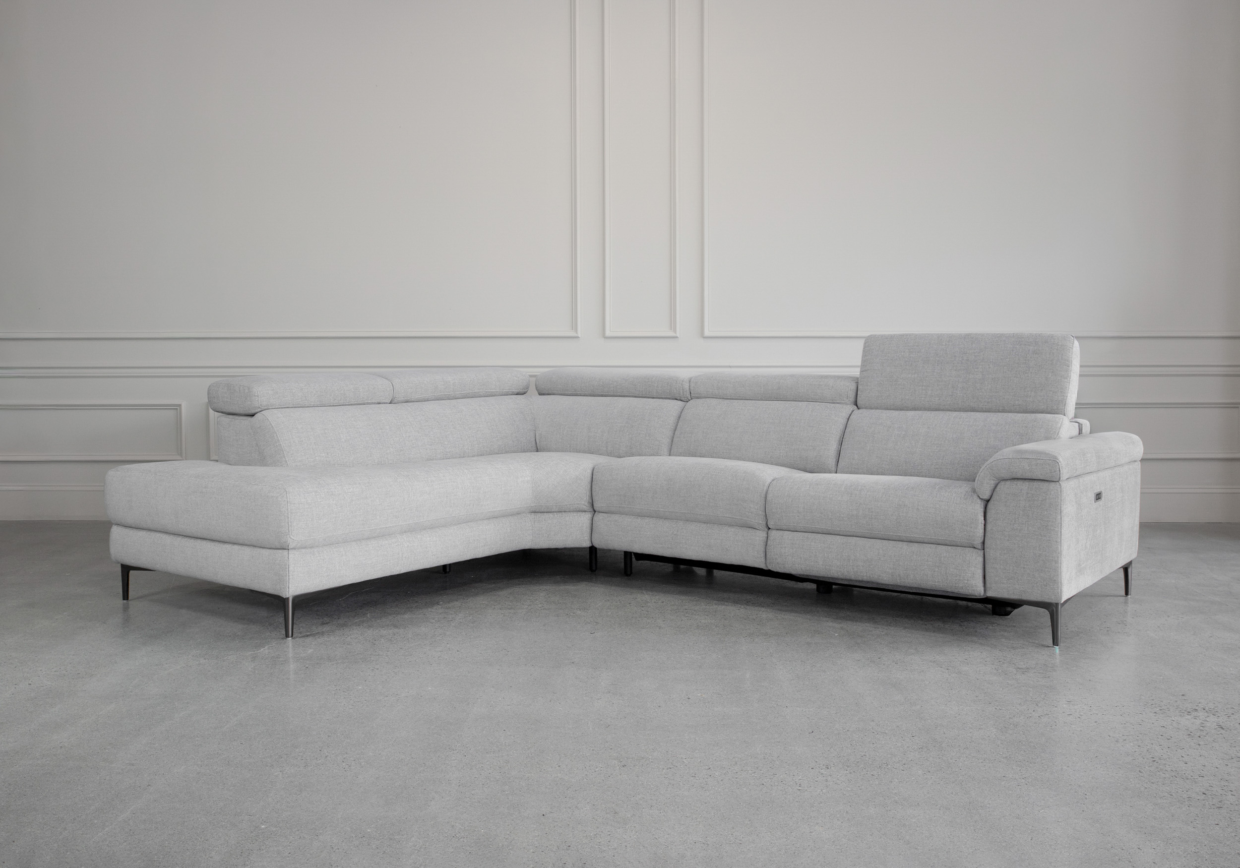 Stockholm LF G801 Cloud Fabric Sectional - Headrest