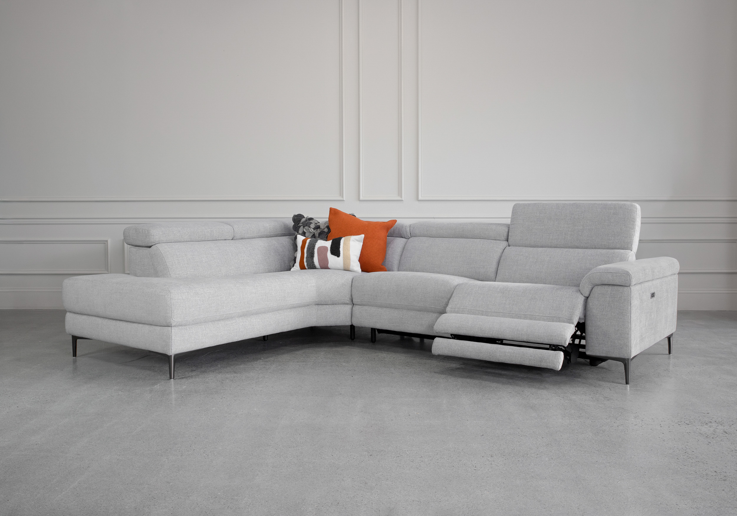 Stockholm LF G801 Cloud Fabric Sectional