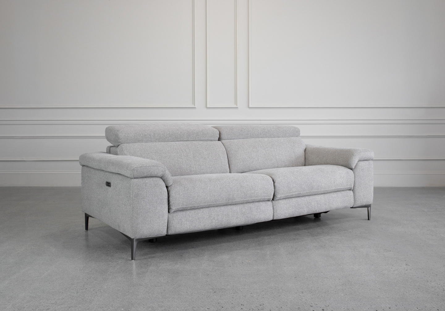 Stockholm Power G801 Cloud Fabric Sofa - Angle