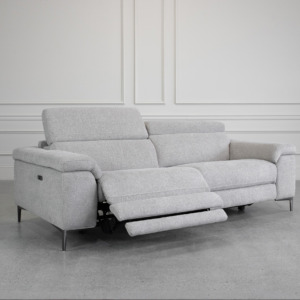 Stockholm Power G801 Cloud Fabric Sofa - Angle Recline Stockholm Power G801 Cloud Fabric Sofa - Angle Recline