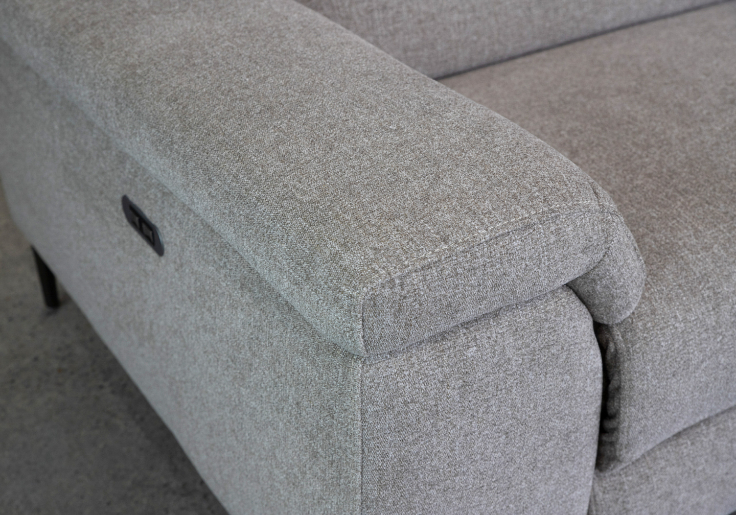 Stockholm Power G801 Cloud Fabric Sofa - Close Up