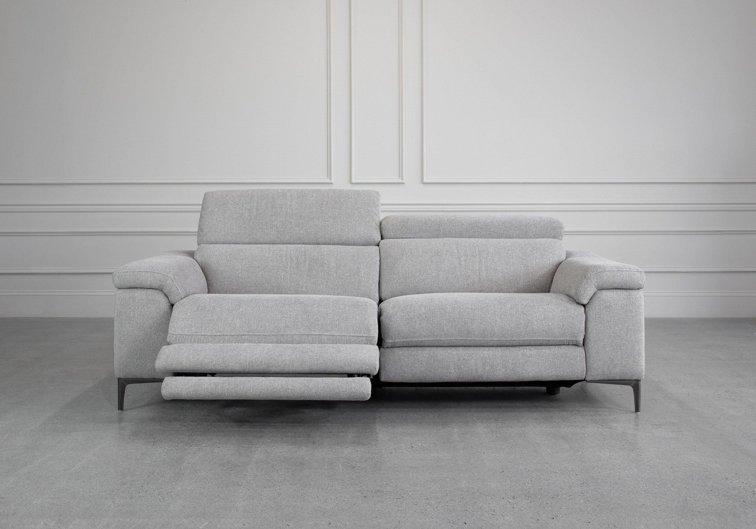 Stockholm Power G801 Cloud Fabric Sofa - Front Recline