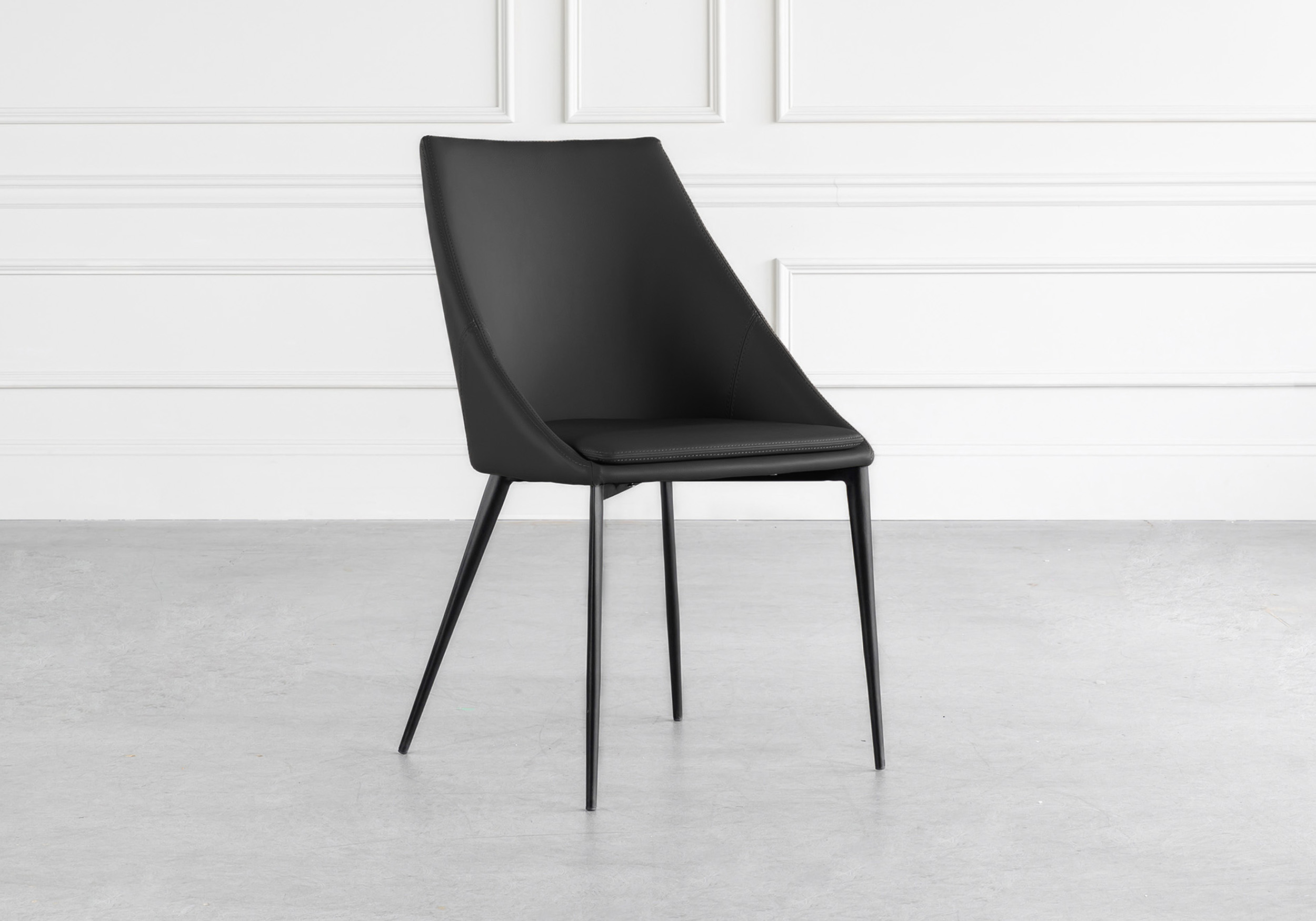 Tori Dining Chair Black Angle