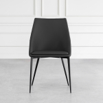Tori Round Back Faux Leather Dining Chair