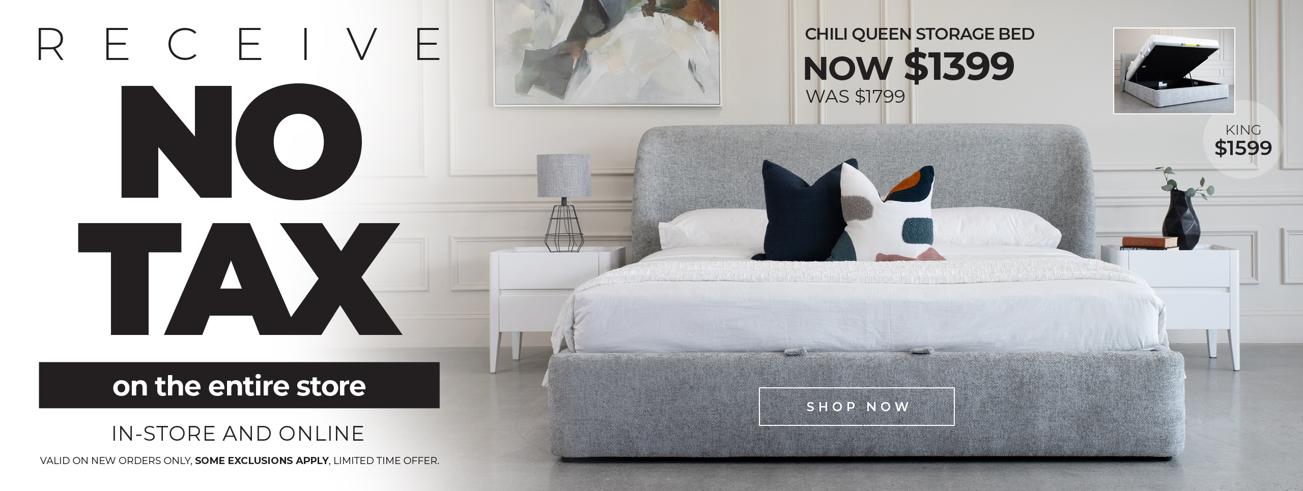 No Tax Promotion - Aug 2025