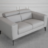 Celine L.Grey (L20) Leather Loveseat