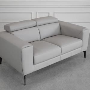 Celine L.Grey (L20) Leather Loveseat Celine L.Grey (L20) Leather Loveseat