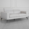 Celine L.Grey (L20) Leather Sofa Angle 2