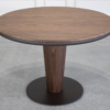 Burke-Round-Dining-Table-Walnut-Top-Angle