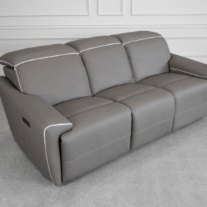 Derby Power Sofa in Oslo Pebble Derby Power Sofa in Oslo Pebble