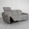 Derby Power Sofa in Oslo Pebble - Angle - 3