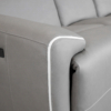 Derby Power Sofa in Oslo Pebble - Close Up