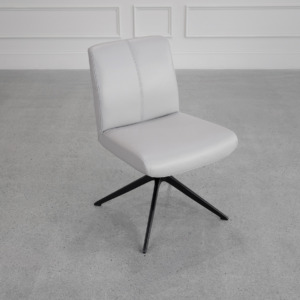 Petra Leather Dining Chair in Frost Petra Leather Dining Chair in Frost