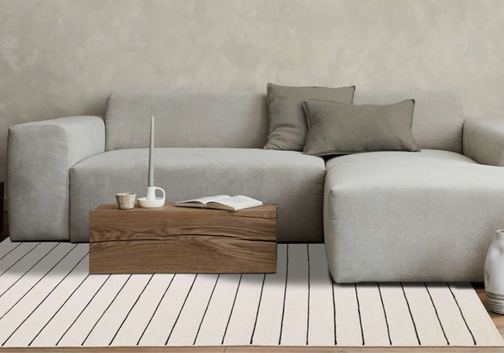 Ascent 5110 Rug - Modern Sofa Setting Ascent 5110 Rug - Modern Sofa Setting