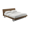 Bella Bed in Smoked Walnut - Angle Bella Bed in Smoked Walnut - Angle