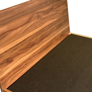 Malta Bed in Shadow Walnut - Headboard Malta Bed in Shadow Walnut - Headboard