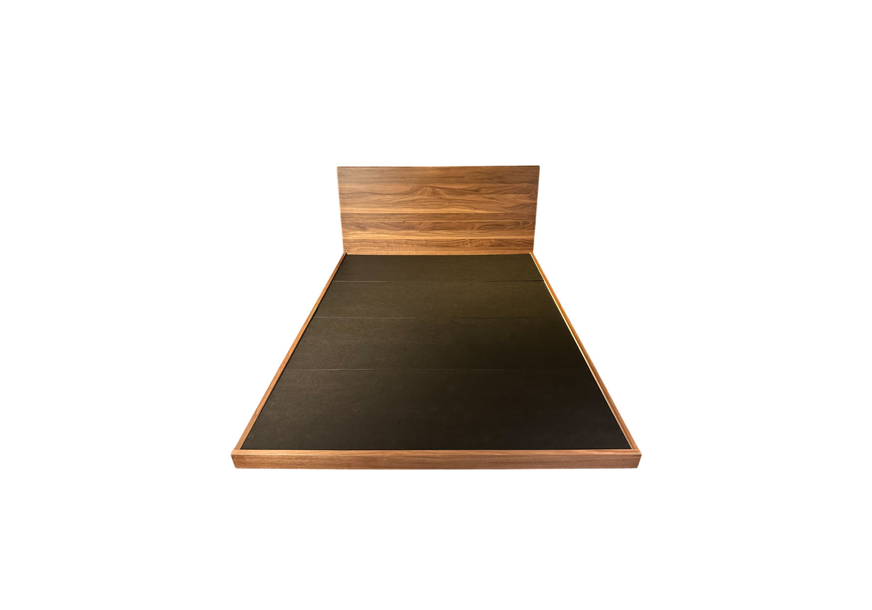 Malta Bed in Shadow Walnut - Top View