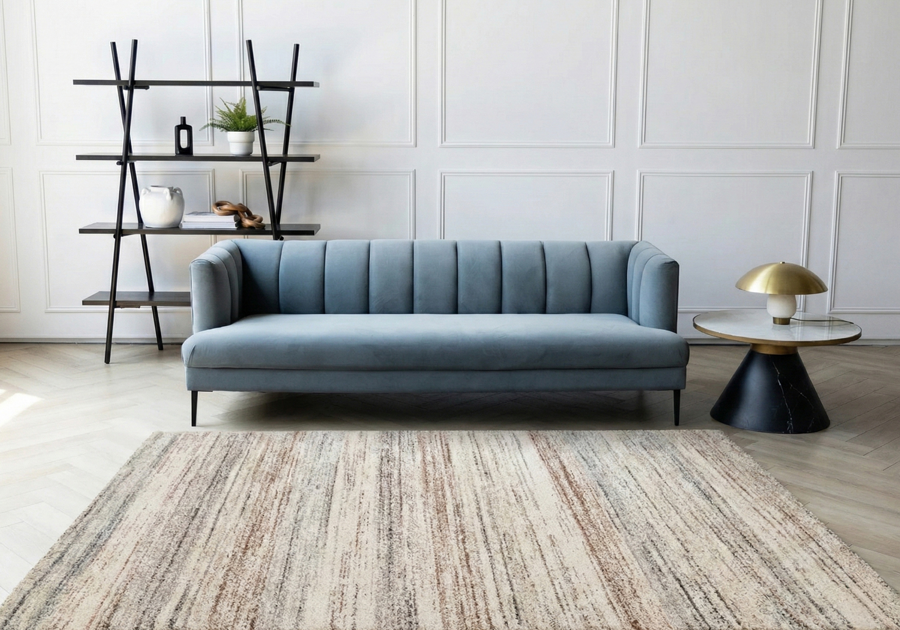 Marquis Area Rug - Styled Living Room View Marquis Area Rug - Styled Living Room View