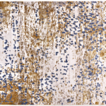 Paloma Ivory & Gold-Blue Area Rug