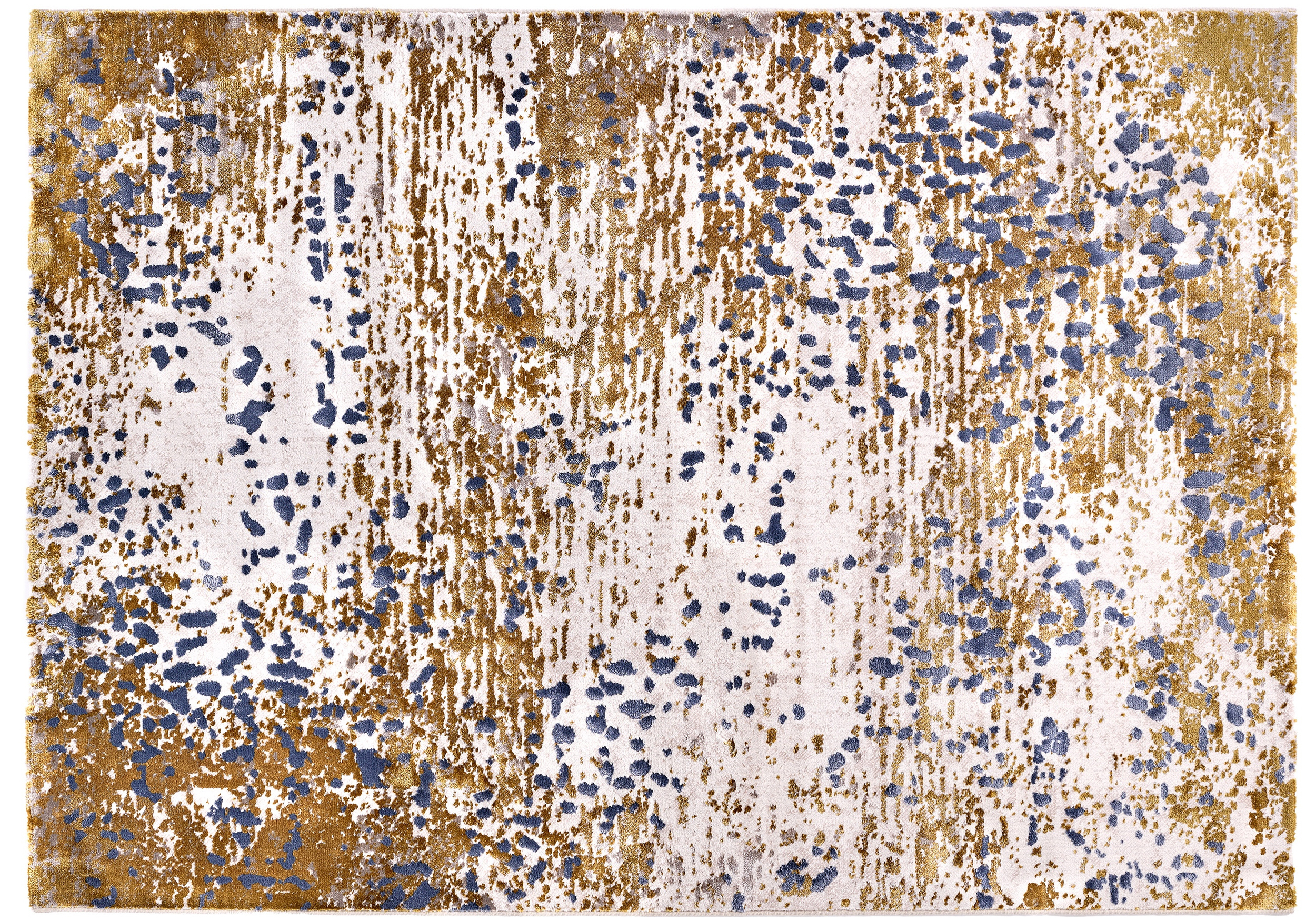 Paloma in Ivory & Gold-Blue