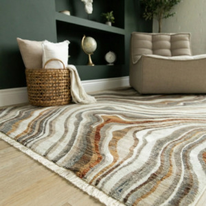Samira Area Rug in Living Room Samira Area Rug in Living Room