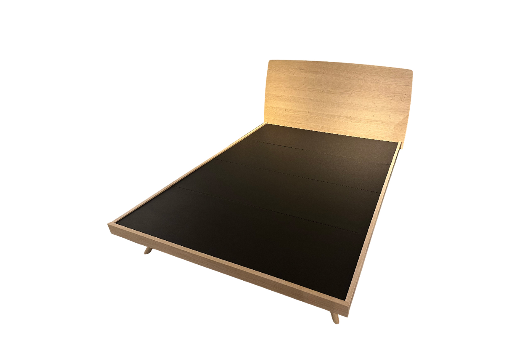 Zenia Bed in White washed Oak - Top View Zenia Bed in White washed Oak - Top View