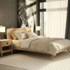 Zenia Bed in White Oak Zenia Bed in White Oak