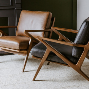 Alicante Chairs in Black and Choco Alicante Chairs in Black and Choco