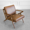 Alicante Leather Chair in Chocolate