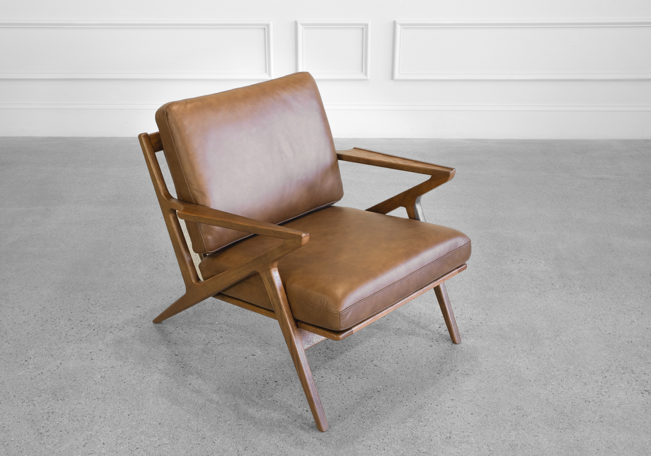 Alicante Leather Chair in Chocolate